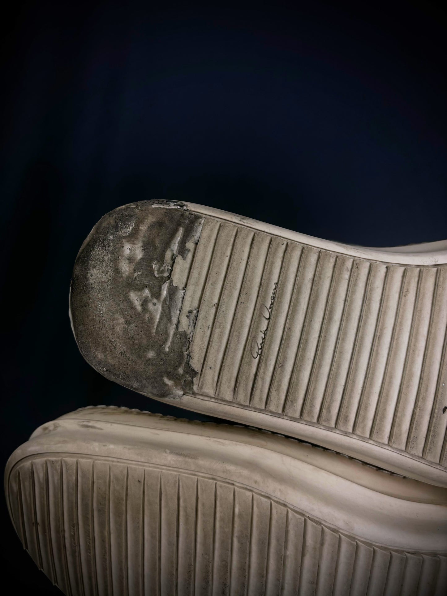 Rick Owens Black / Milk Geobaskets – FW12