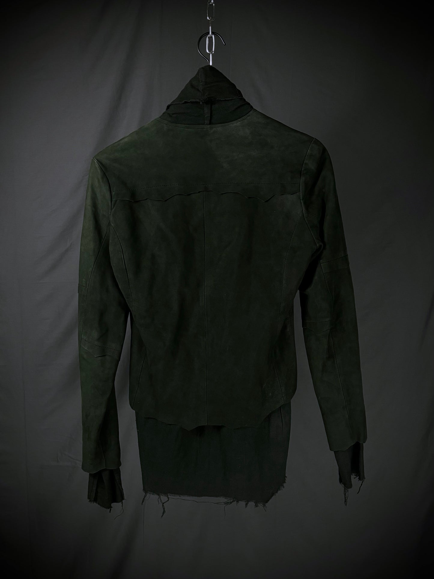 No ID “Dementor” Distressed Leather Jacket