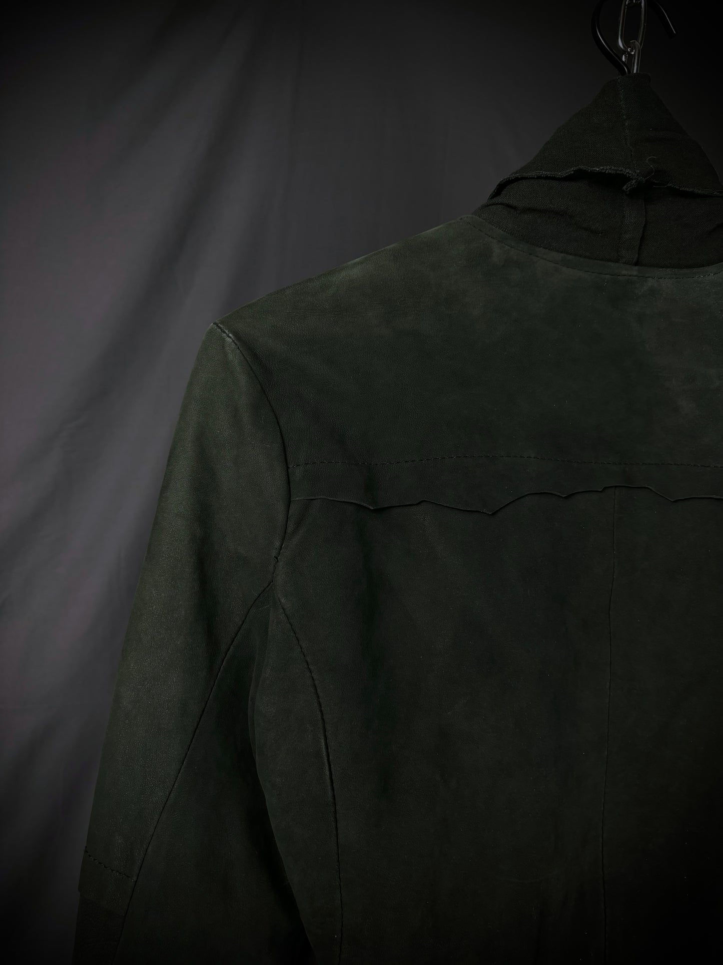 No ID “Dementor” Distressed Leather Jacket