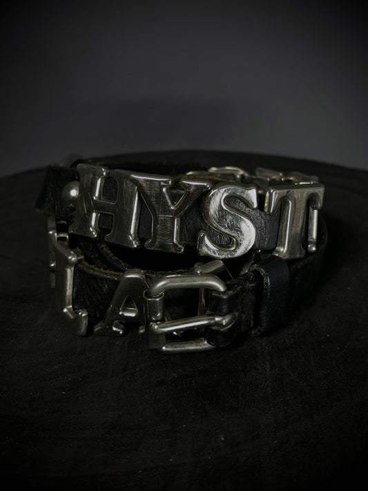 Hysteric Glamour Spellout Leather Belt