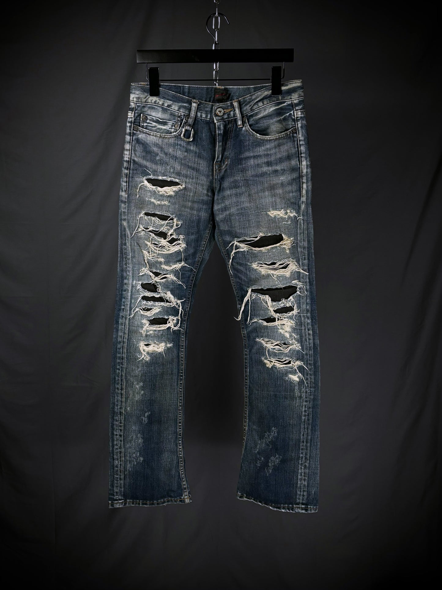 Jackrose Distressed “Crash” Bootcut Denim