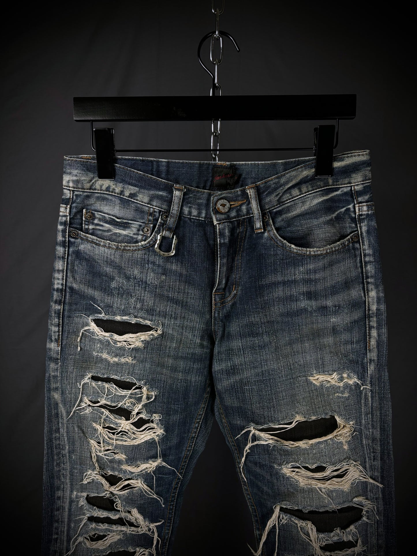 Jackrose Distressed “Crash” Bootcut Denim