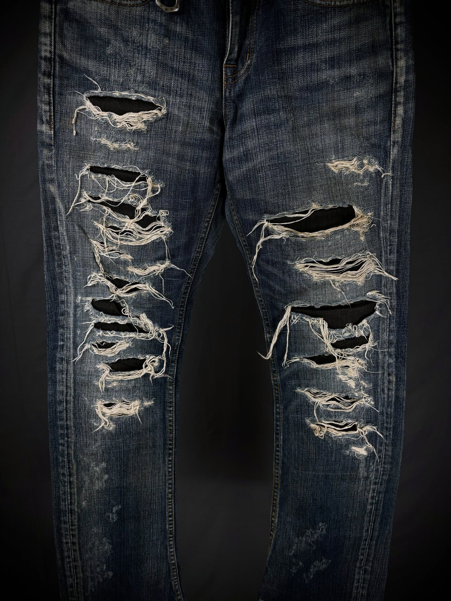 Jackrose Distressed “Crash” Bootcut Denim