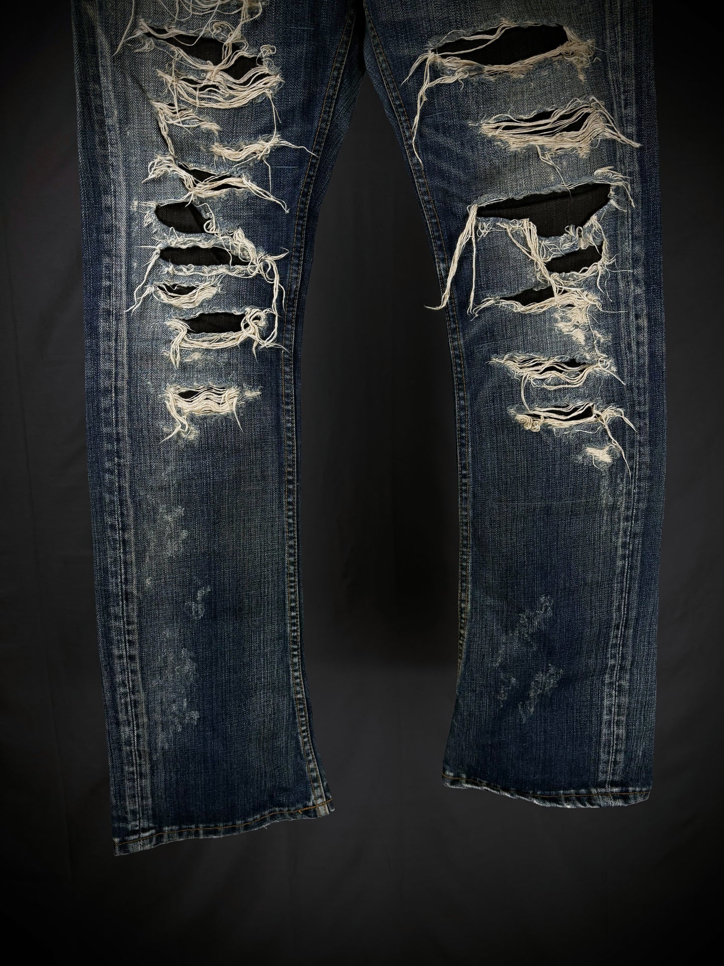 Jackrose Distressed “Crash” Bootcut Denim