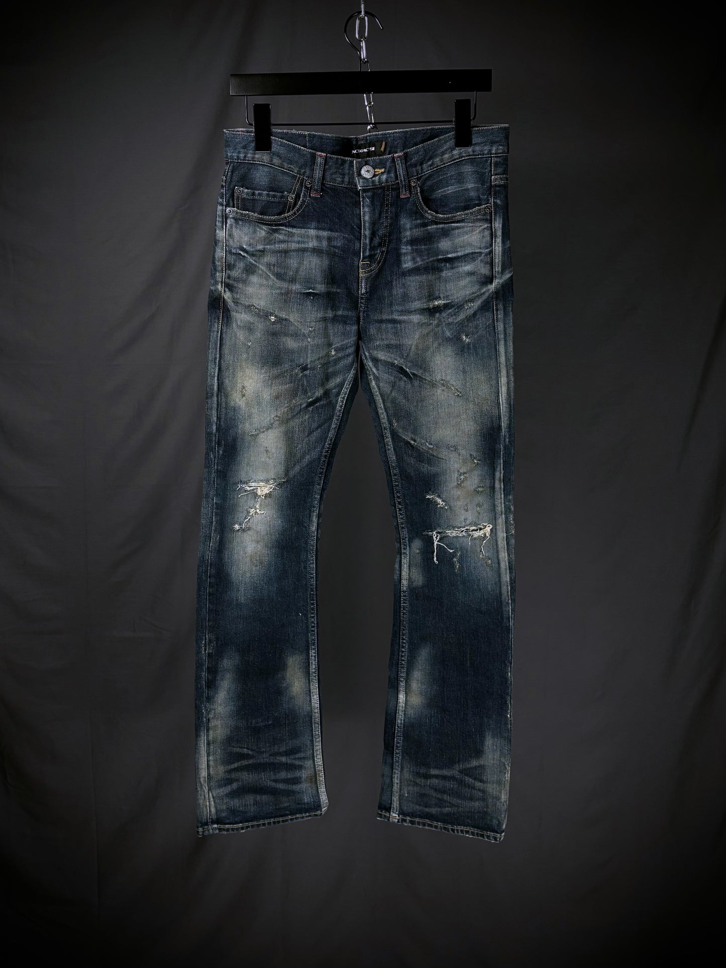 Jackrose Distressed Bootcut Denim