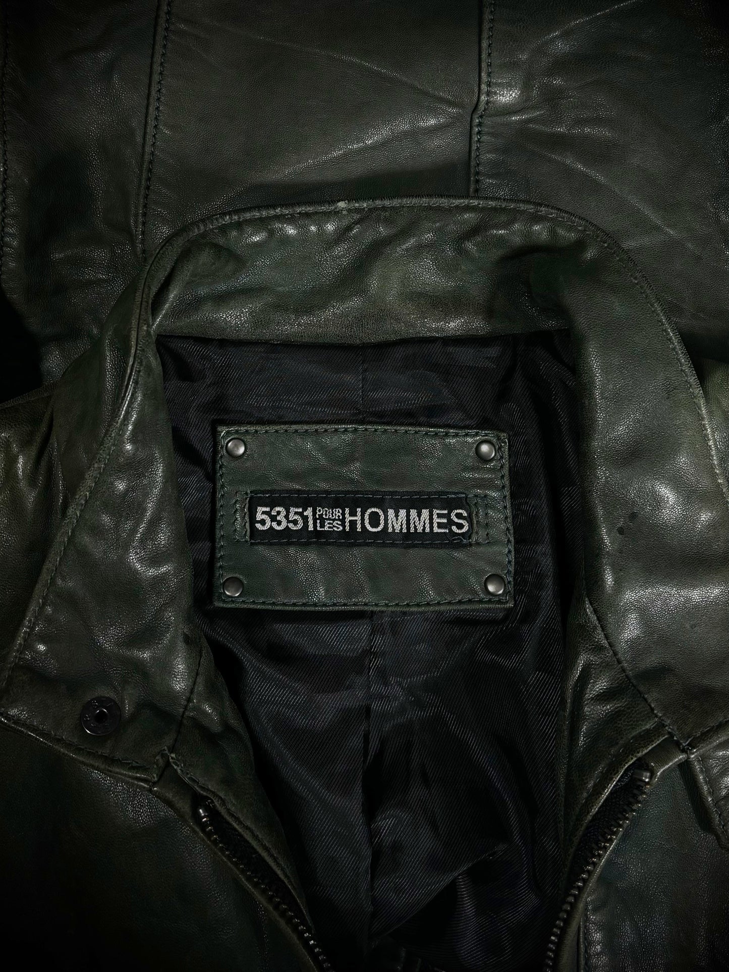 5351 Pour Les Hommes Leather Rider’s Jacket