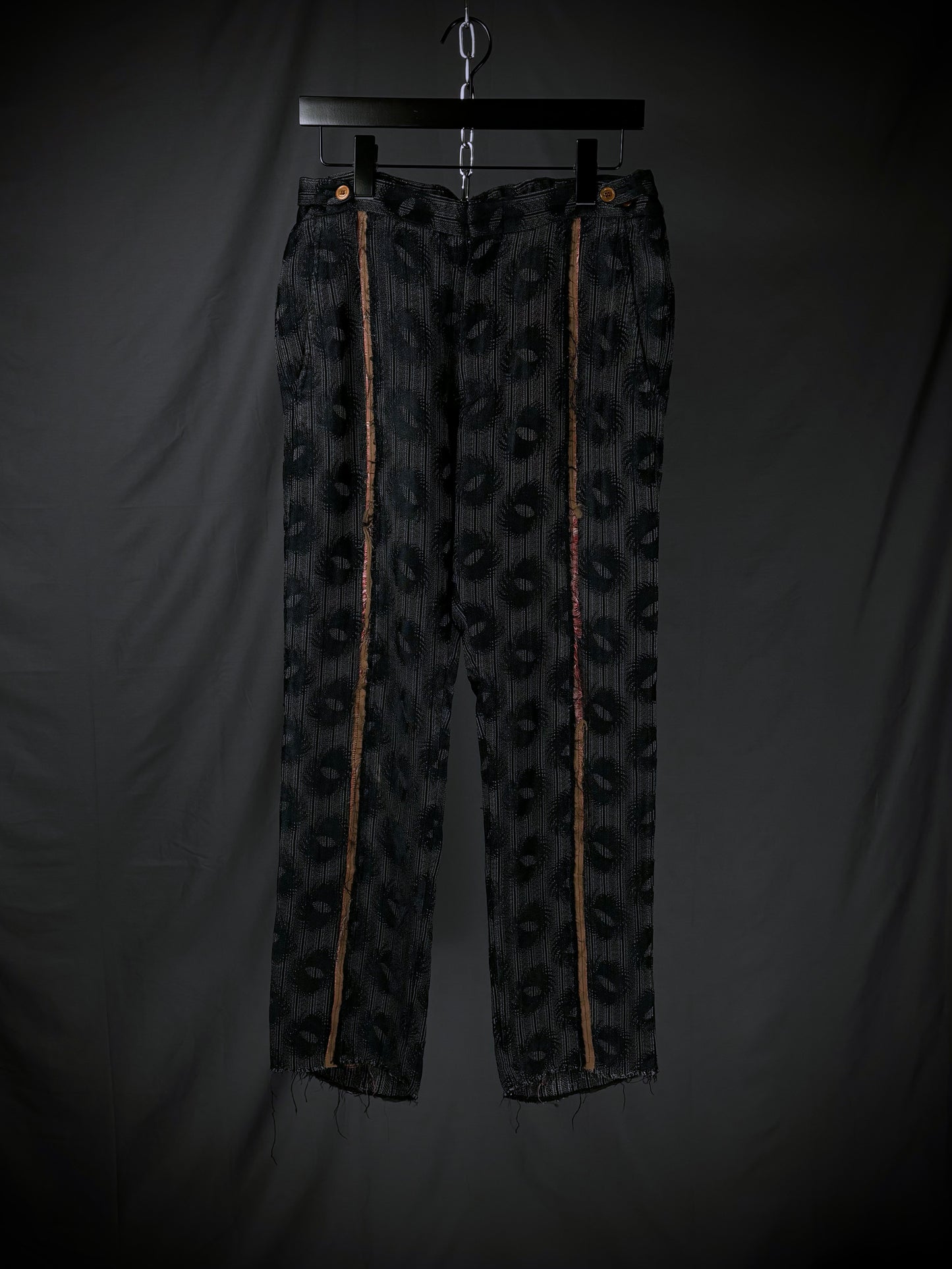 Comme des Garçons Homme Plus Distressed Jacquard Trousers – AW02