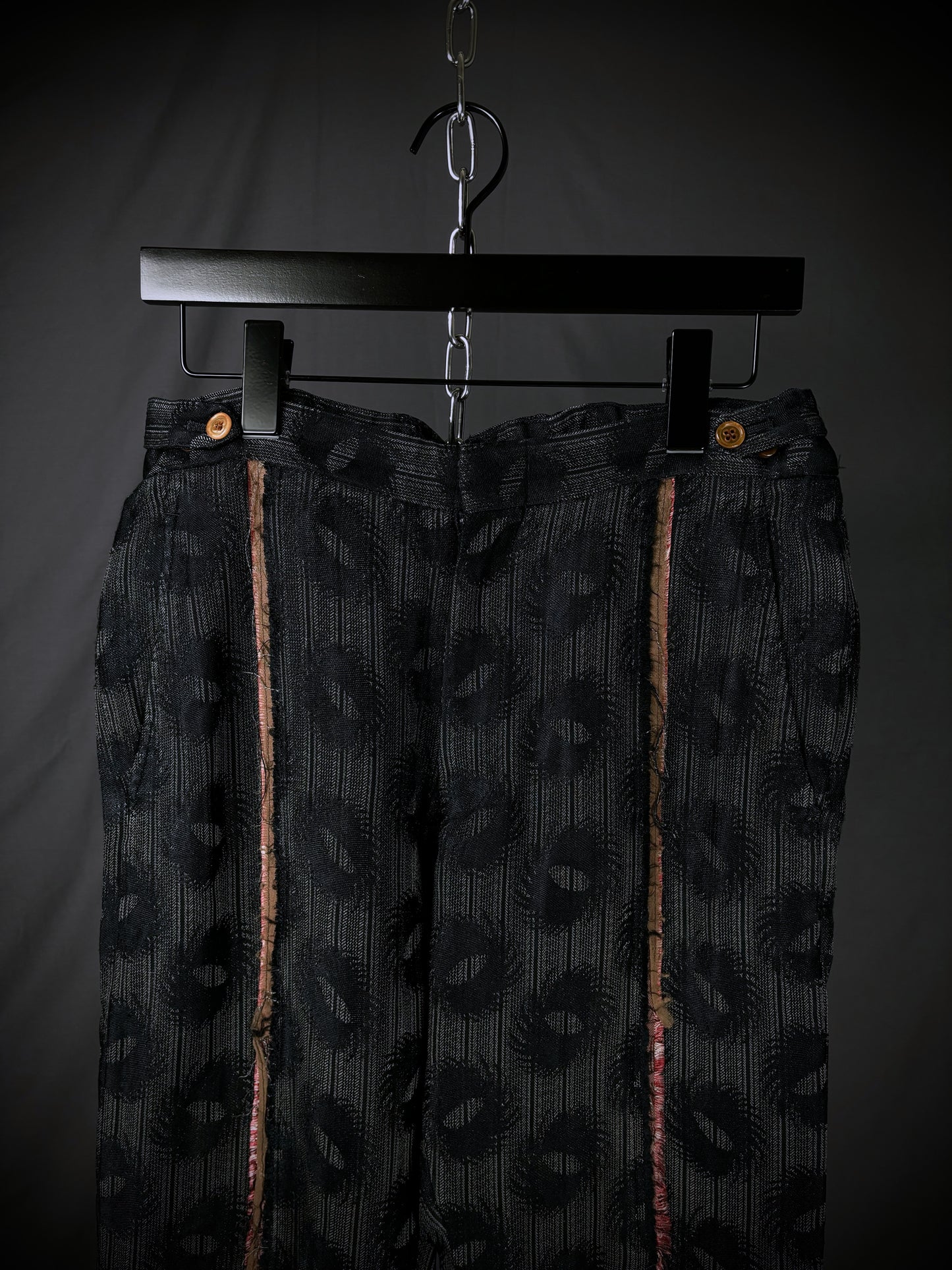 Comme des Garçons Homme Plus Distressed Jacquard Trousers – AW02
