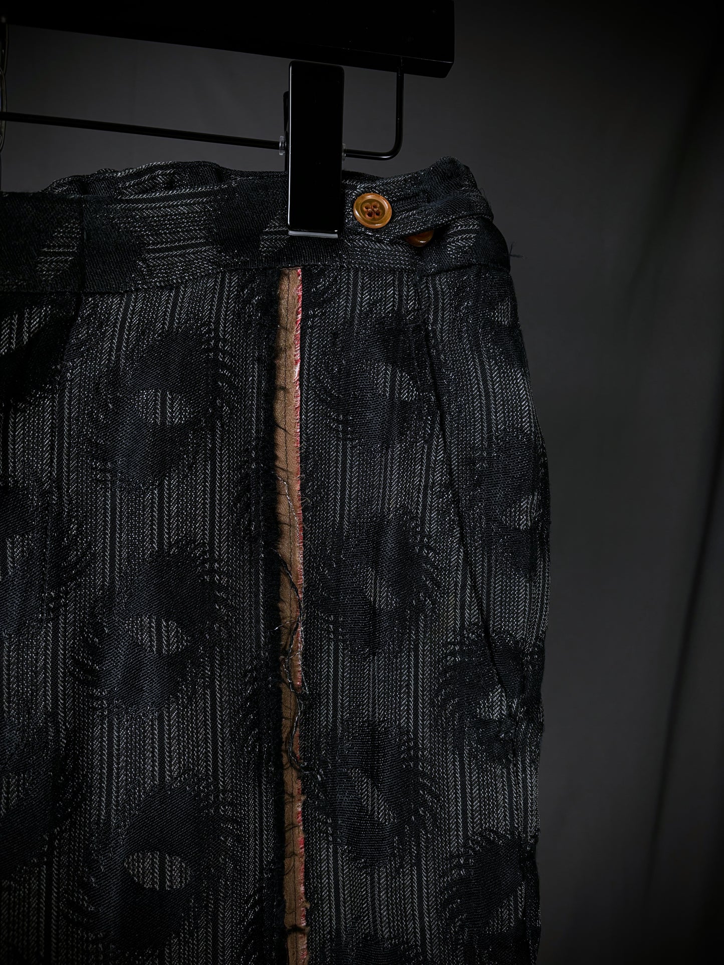 Comme des Garçons Homme Plus Distressed Jacquard Trousers – AW02