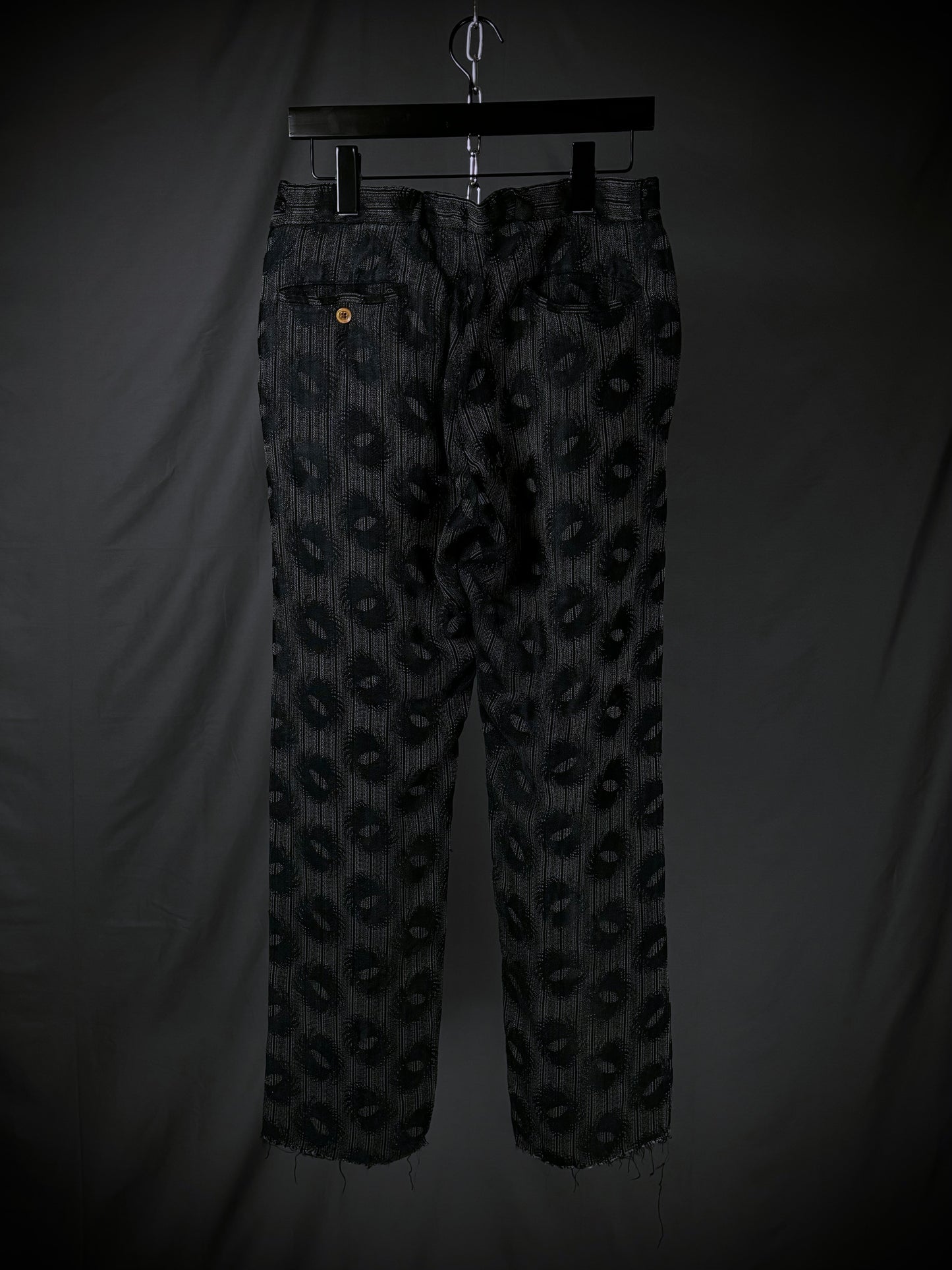 Comme des Garçons Homme Plus Distressed Jacquard Trousers – AW02