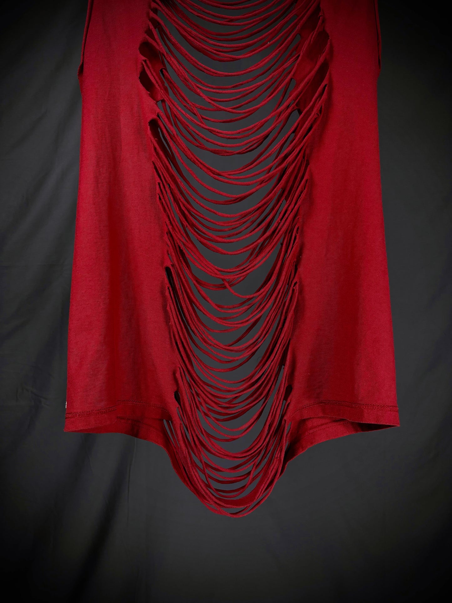 Banal Chic Bizarre Shredded Tank Top