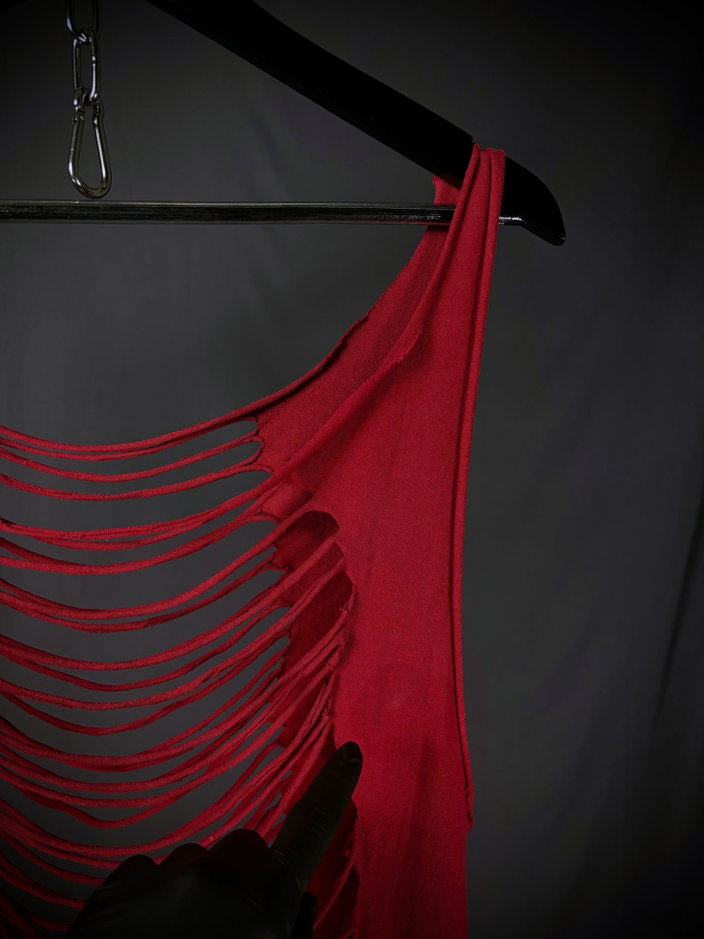 Banal Chic Bizarre Shredded Tank Top
