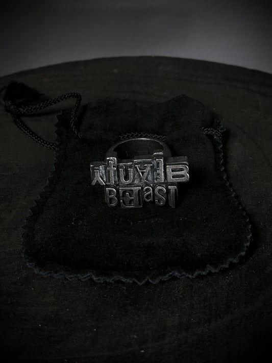 Beauty:Beast Spellout Logo RIng