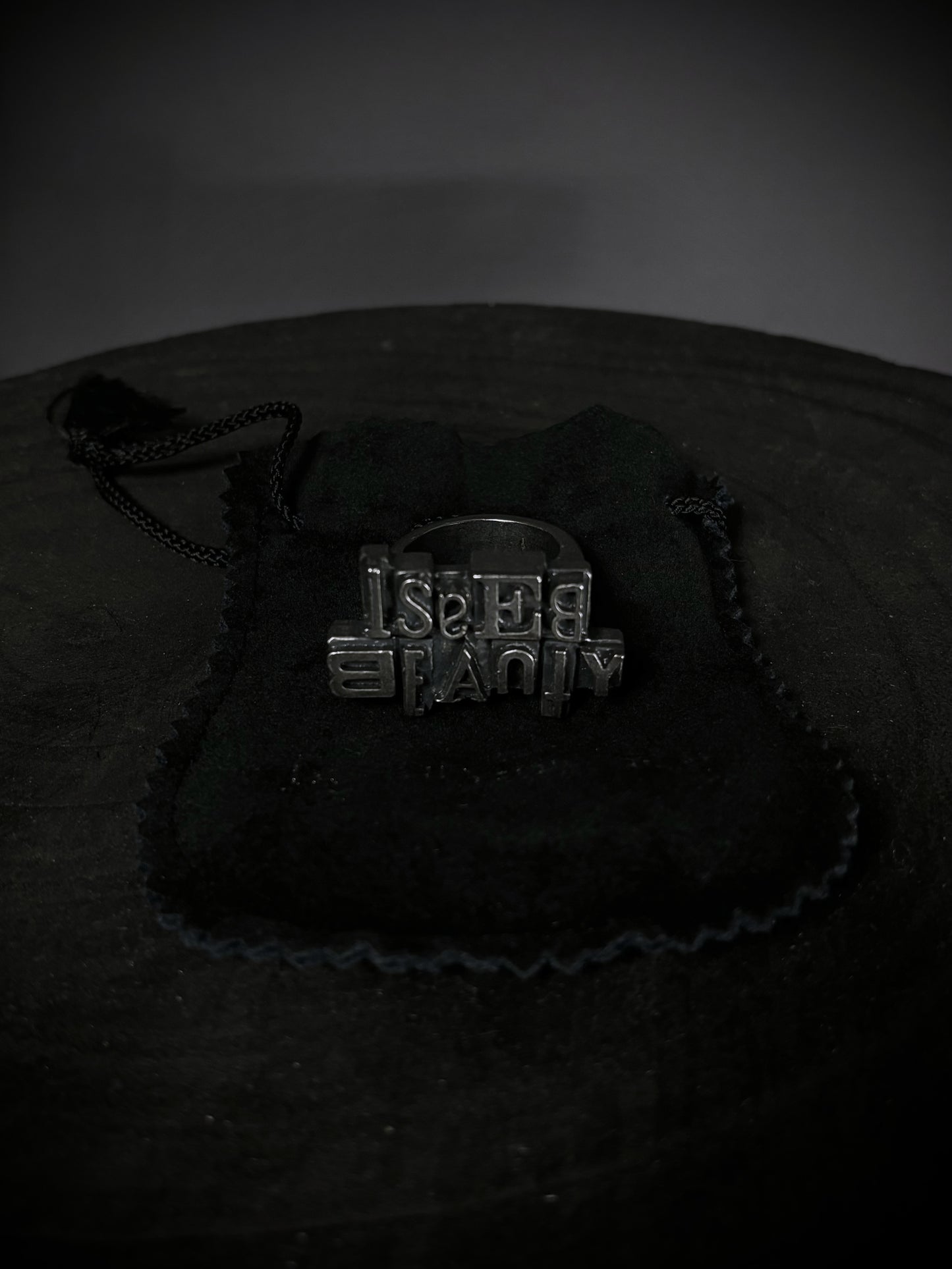 Beauty:Beast Spellout Logo RIng