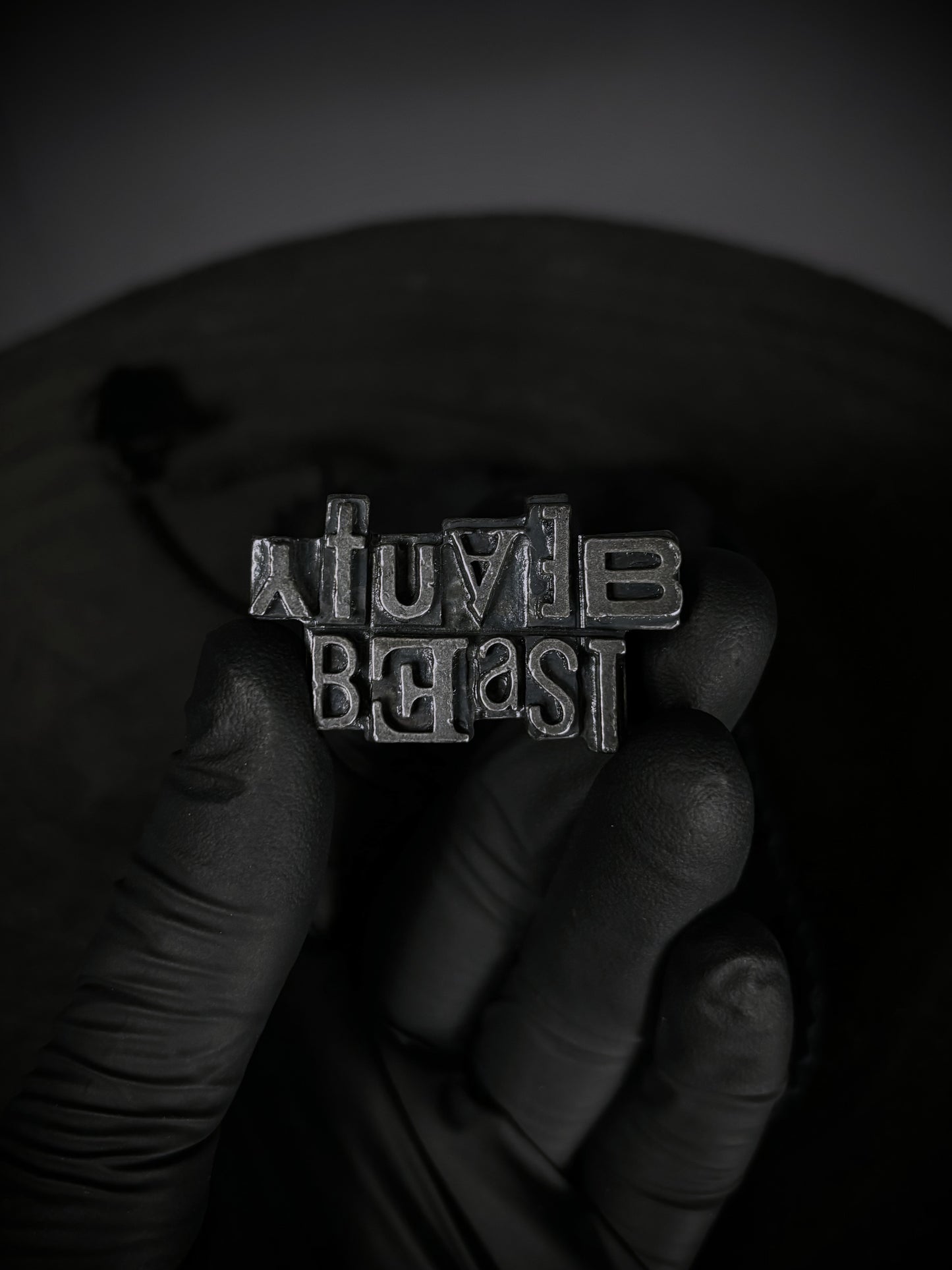 Beauty:Beast Spellout Logo RIng