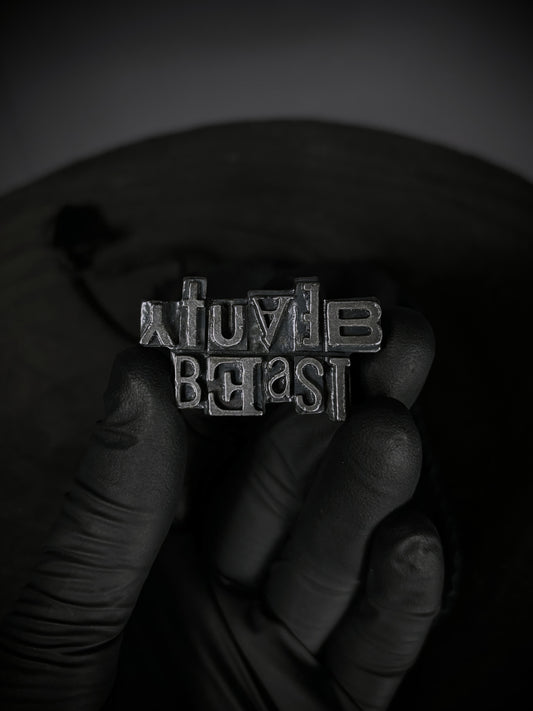 Beauty:Beast Spellout Logo RIng