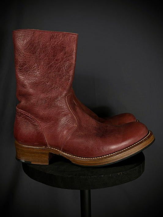 Thee Old Circus Bullet Leather Side Zip Boots
