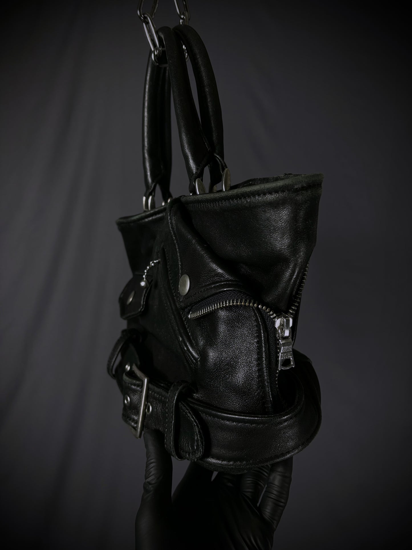 Johnny Wolf Mini Riders Leather Handbag