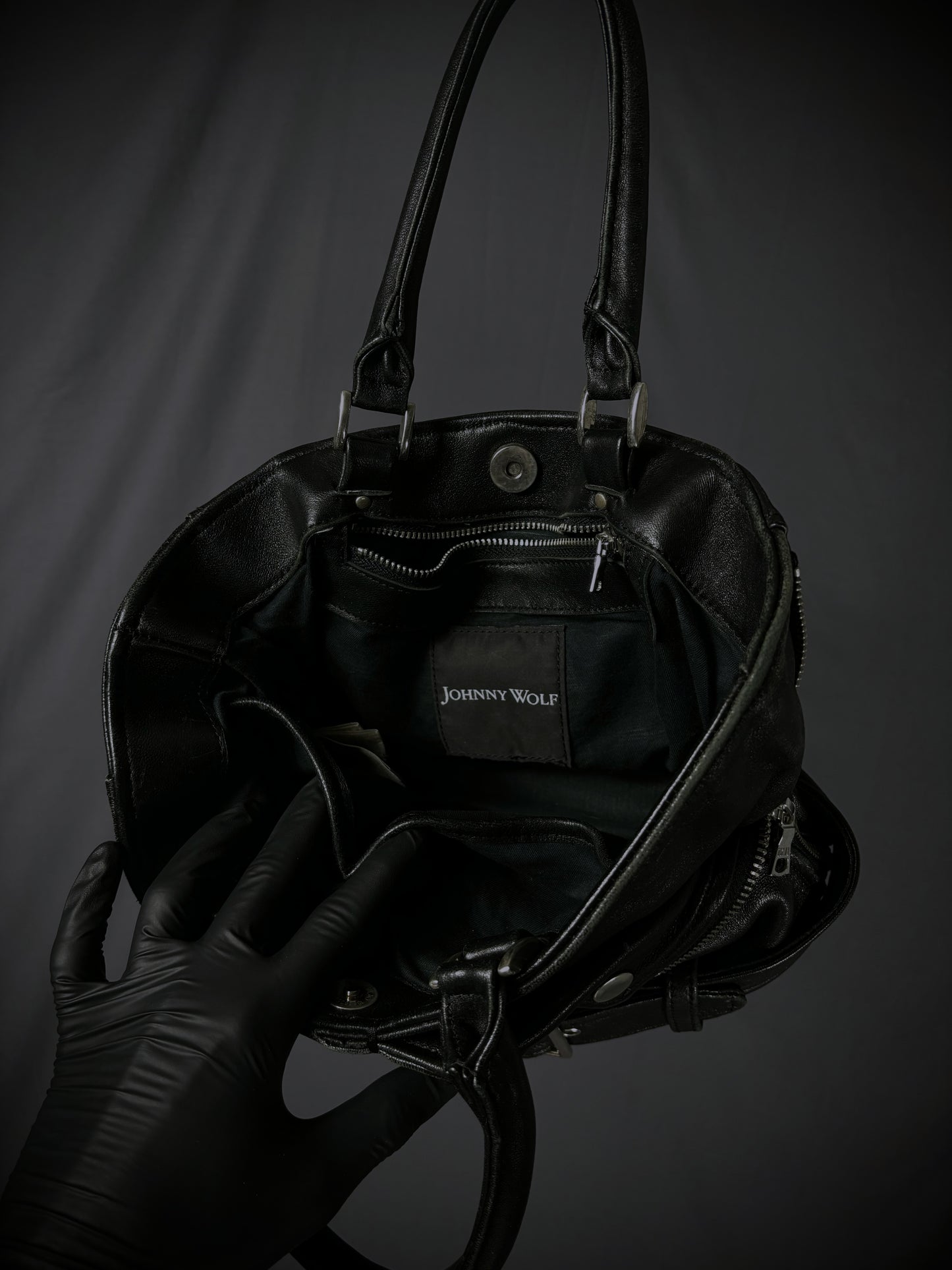 Johnny Wolf Mini Riders Leather Handbag