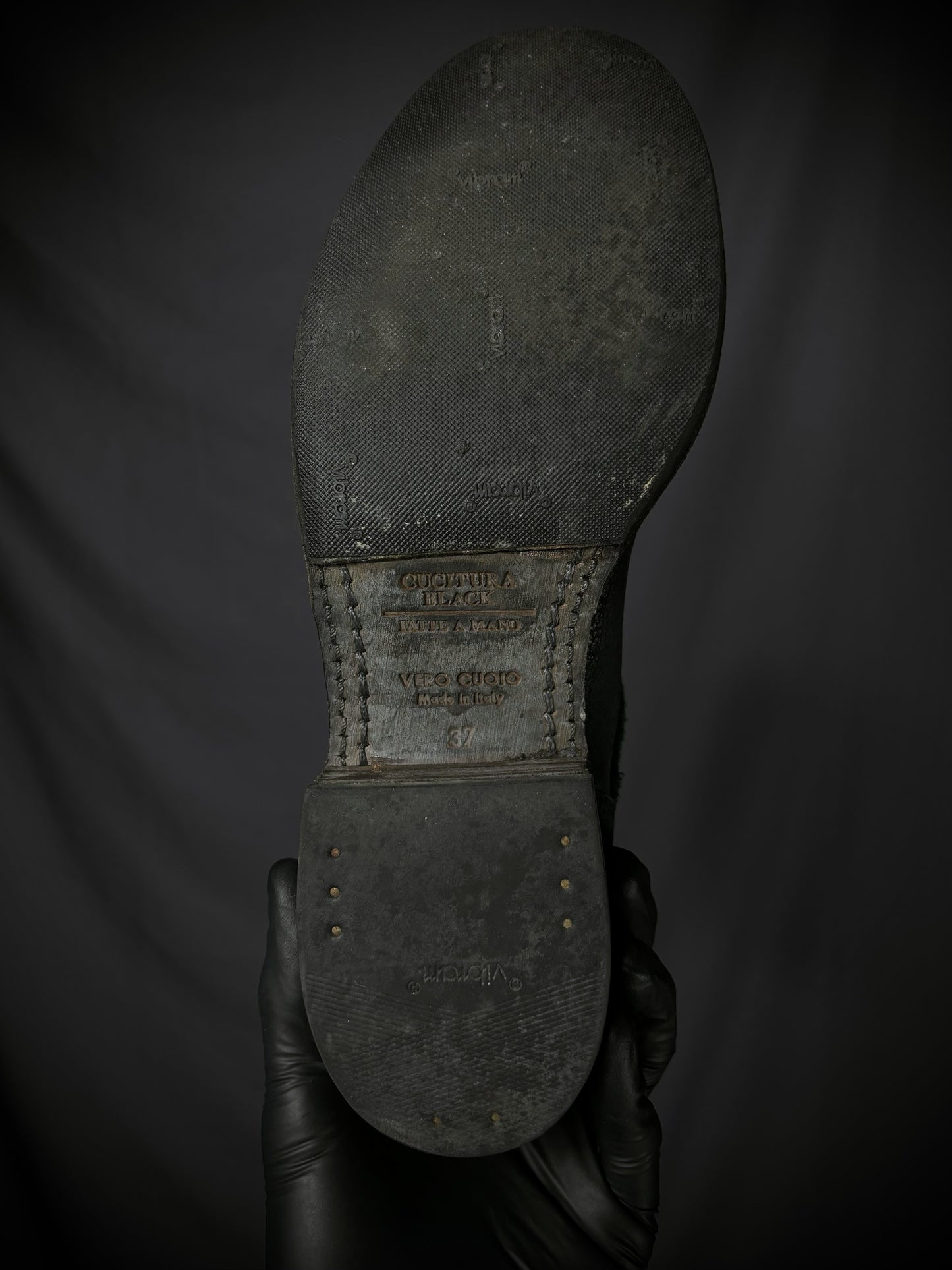 10sei0otto Cracked Guidi Horse Leather Overlock Engineer Boots