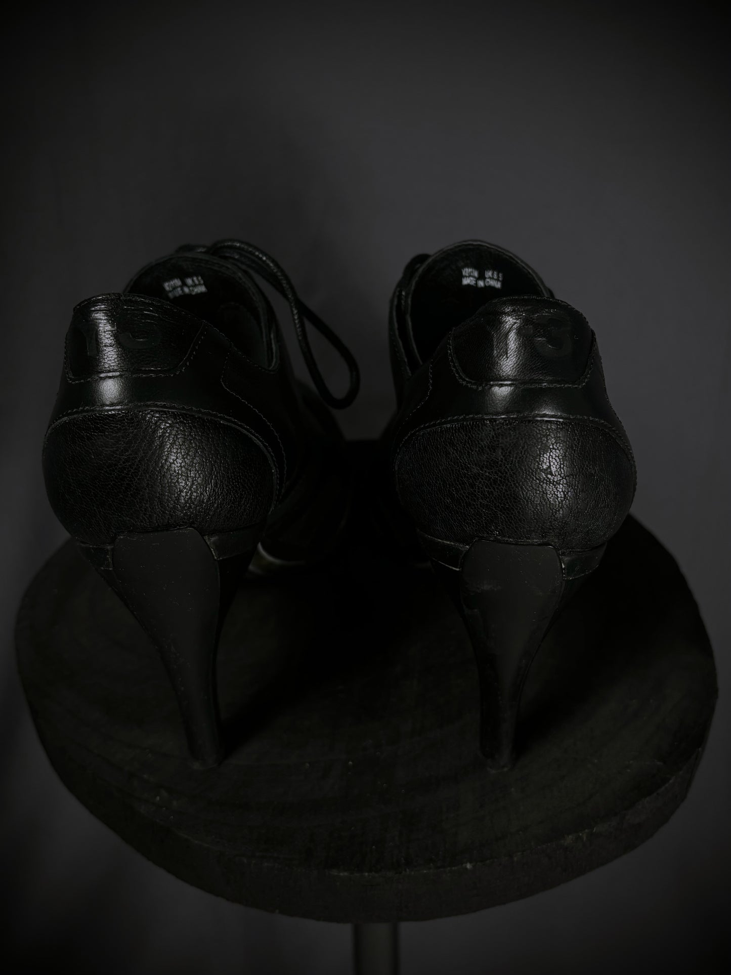 Y-3 by Yohji Yamamoto Athletic Lace-Up Torsion High Heels