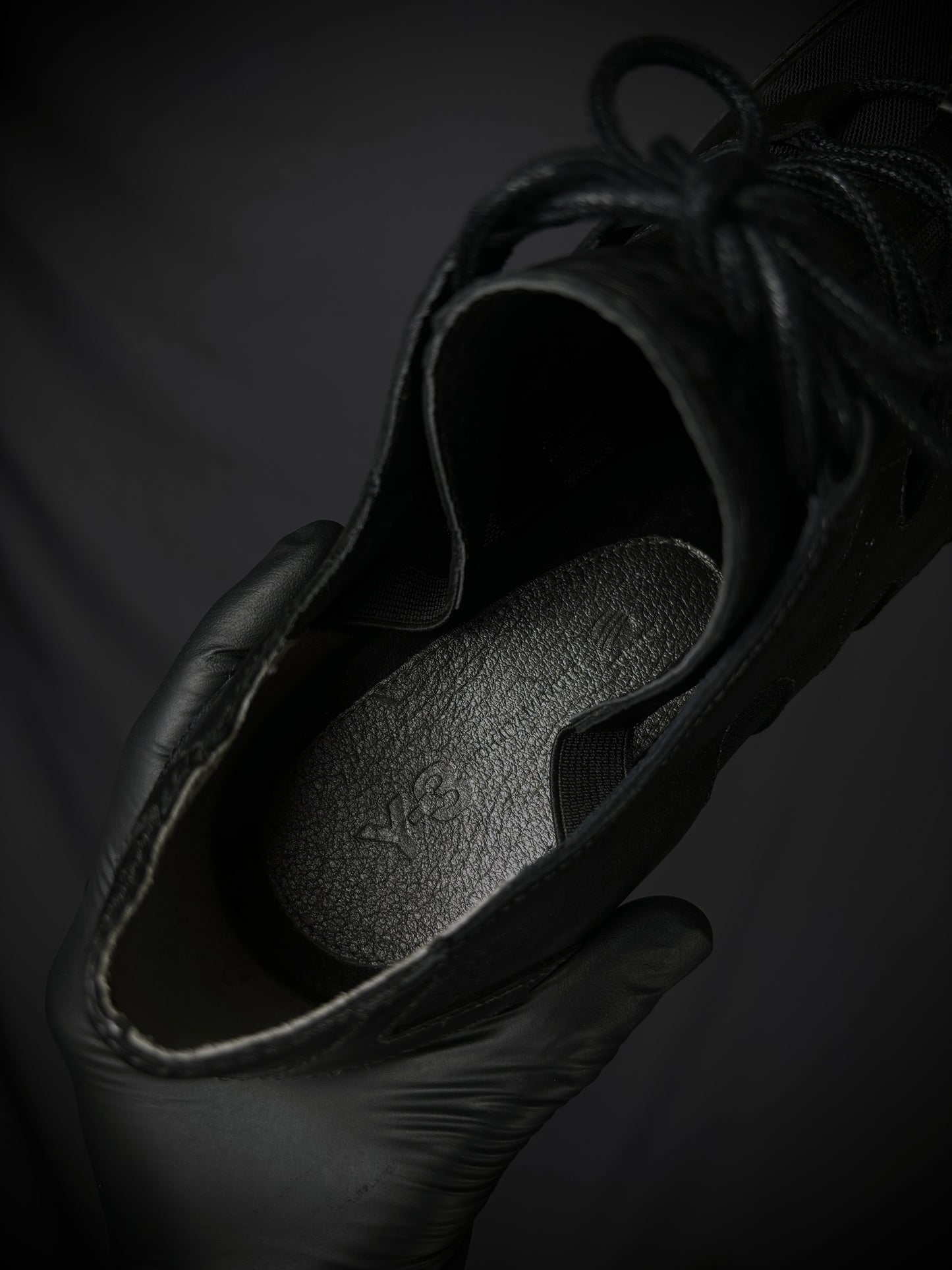 Y-3 by Yohji Yamamoto Athletic Lace-Up Torsion High Heels