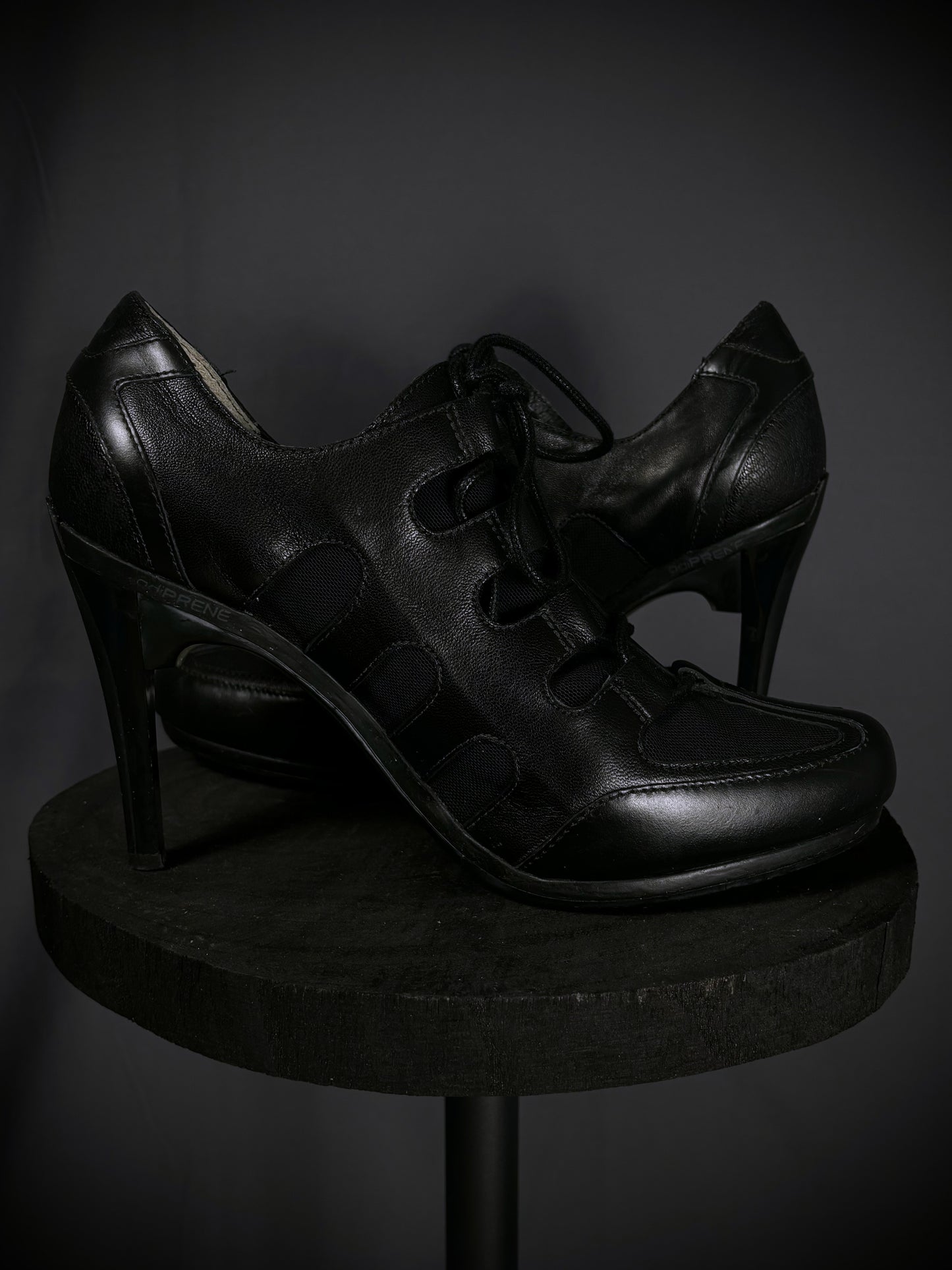 Y-3 by Yohji Yamamoto Athletic Lace-Up Torsion High Heels