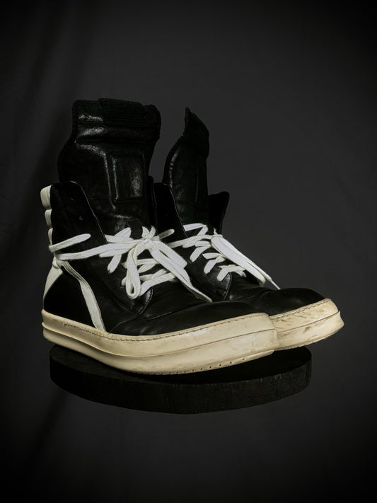 Rick Owens Black / Milk Geobaskets – FW12
