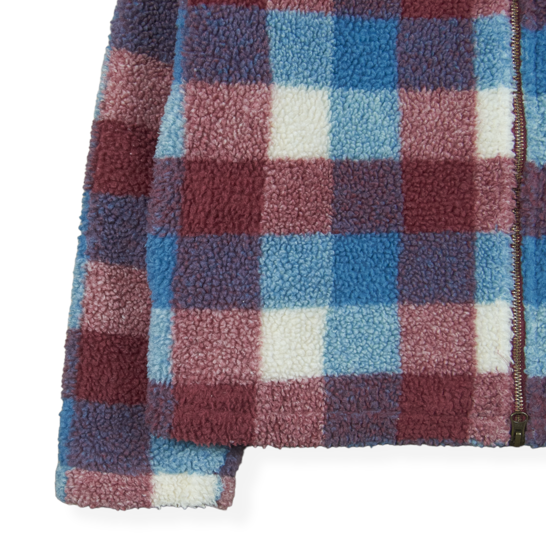 Né-Net Plaid Bear Fleece Hoodie