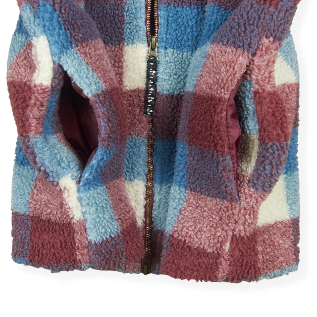 Né-Net Plaid Bear Fleece Hoodie