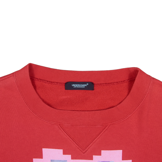 Undercover The Seventh Sense Digital Heart Oversized Crewneck – SS19