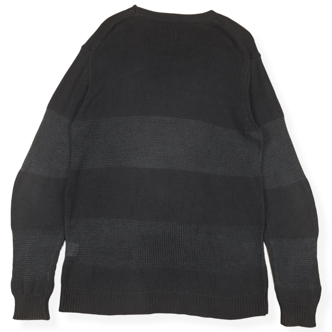 Lad Musician Striped Deformed Punk Knit Sweater – AW13