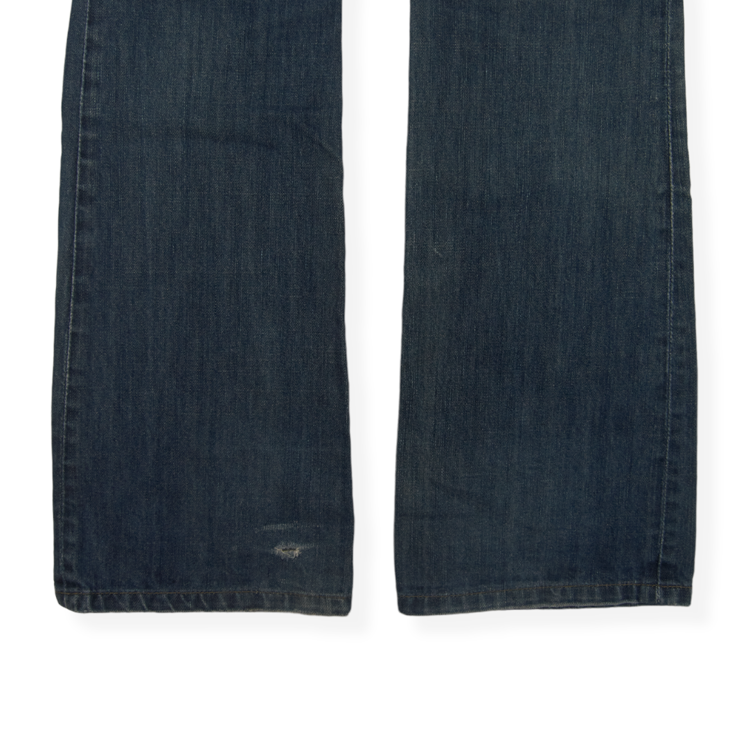 Tete Homme Flared Leather Carpenter Denim