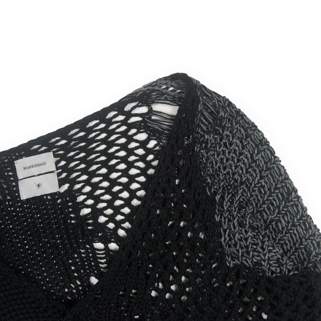 Miharayasuhiro Distressed Loose Knit Cardigan