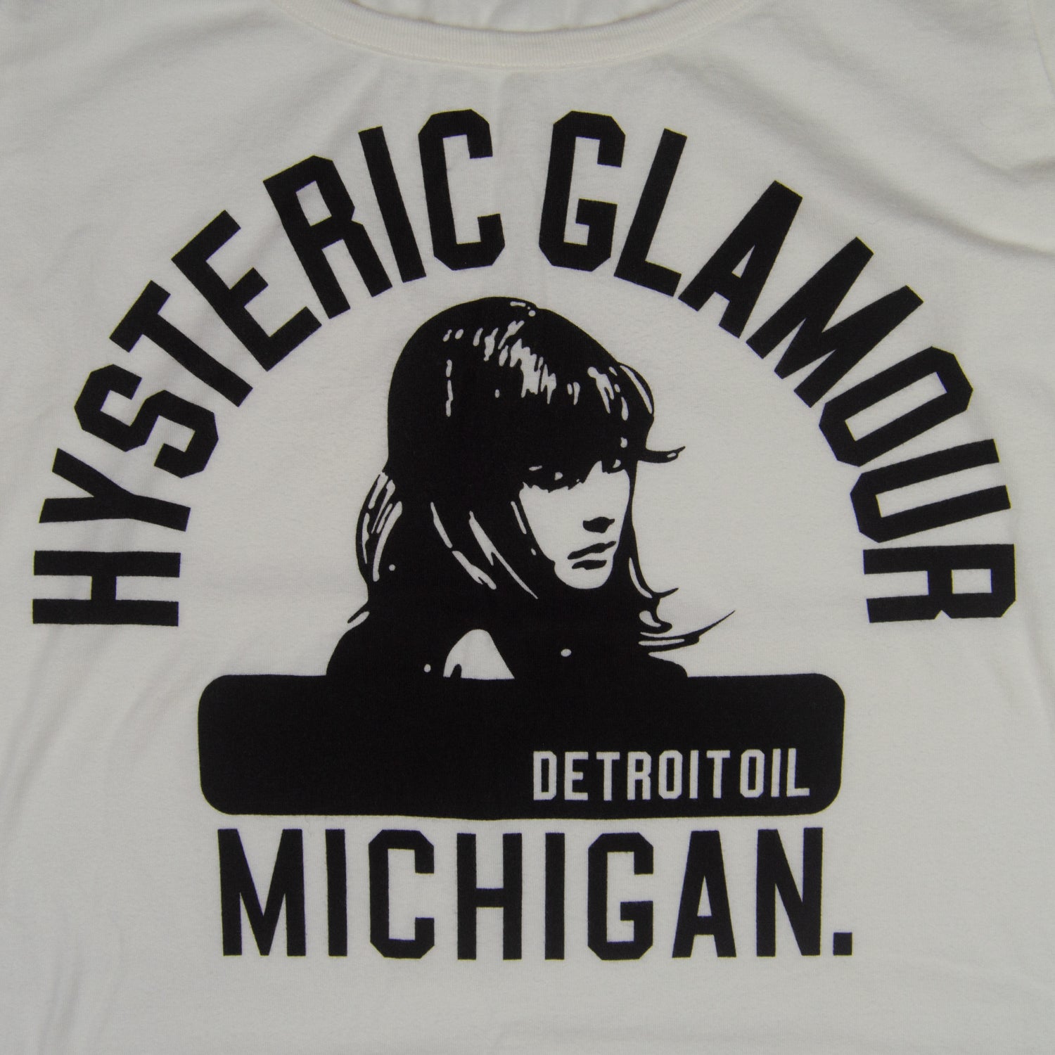 トップス HYSTERIC GLAMOUR Detroit foodie black M Hysteric glamour Detroit girl tee M (38-40) | Mercari