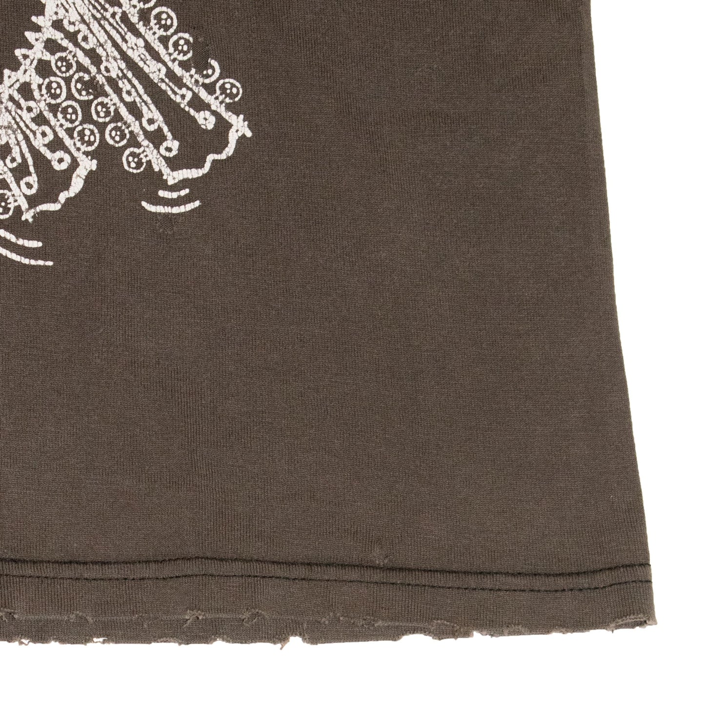 Number (N)ine Smashed Double-Neck Distressed Guitar Tee – SS05