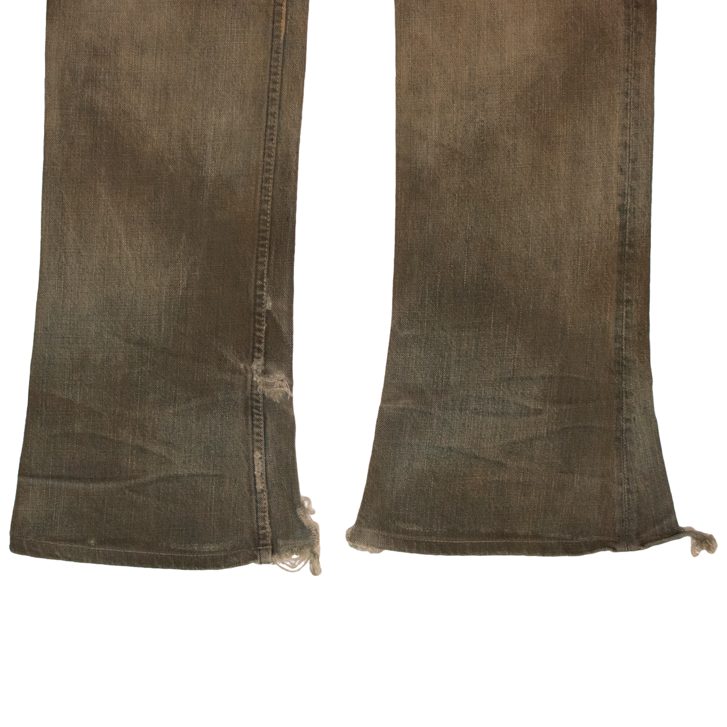 L.G.B. Distressed Mudwash Flared Denim