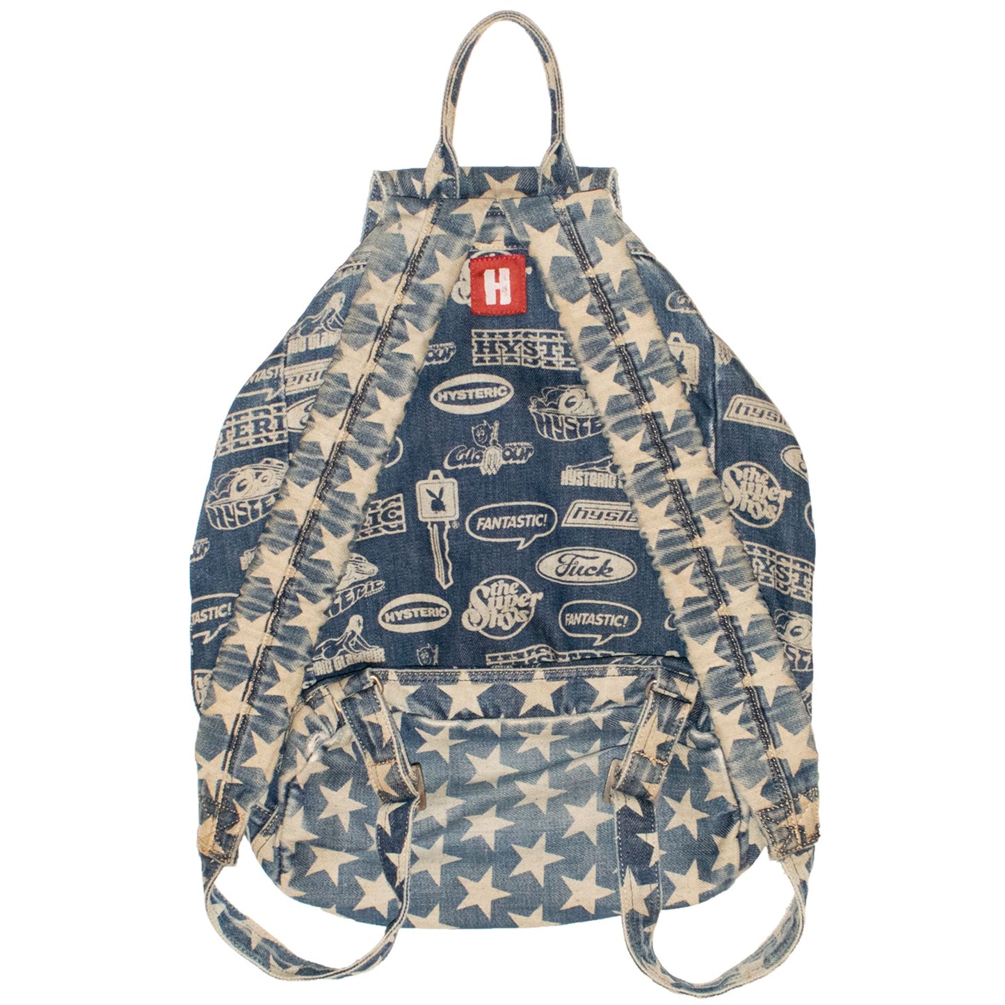 Hysteric Glamour All Over Print Denim Backpack – 1990’s