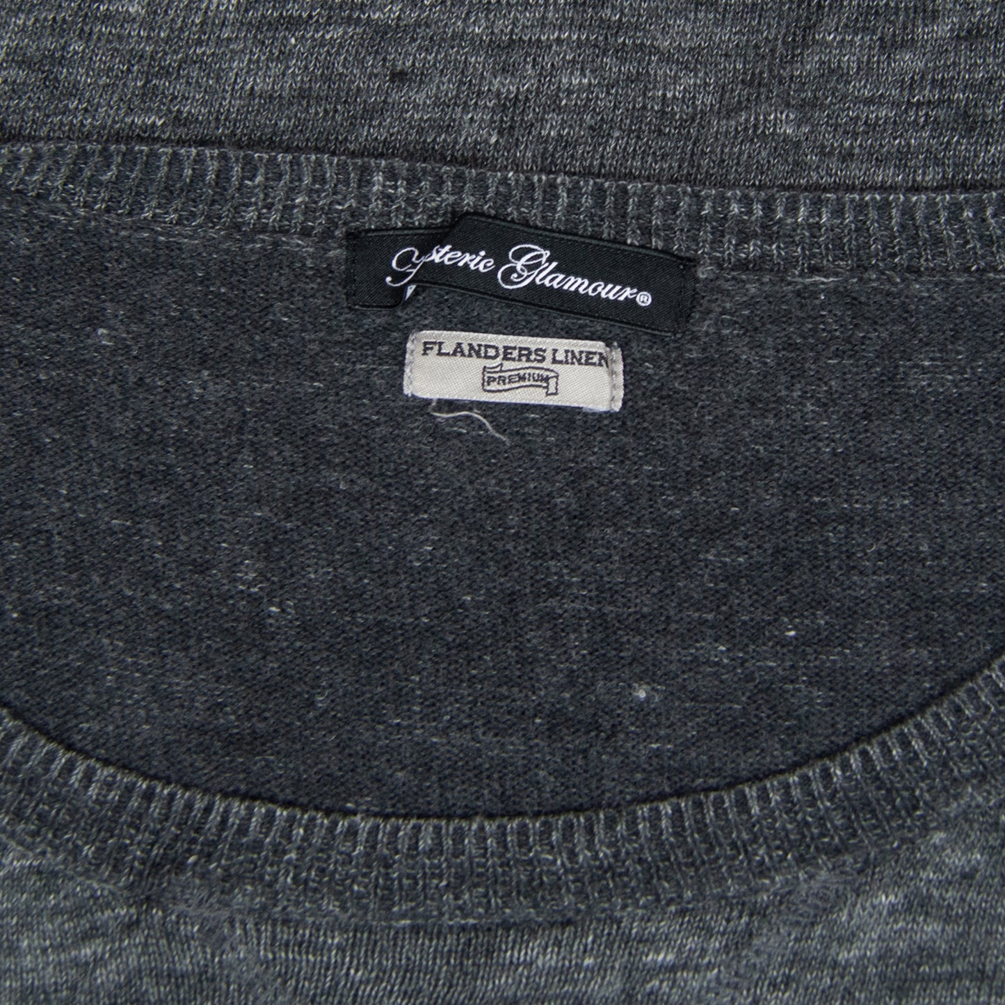 Hysteric Glamour Pin Up Girl Logo Thin Knit Sweater