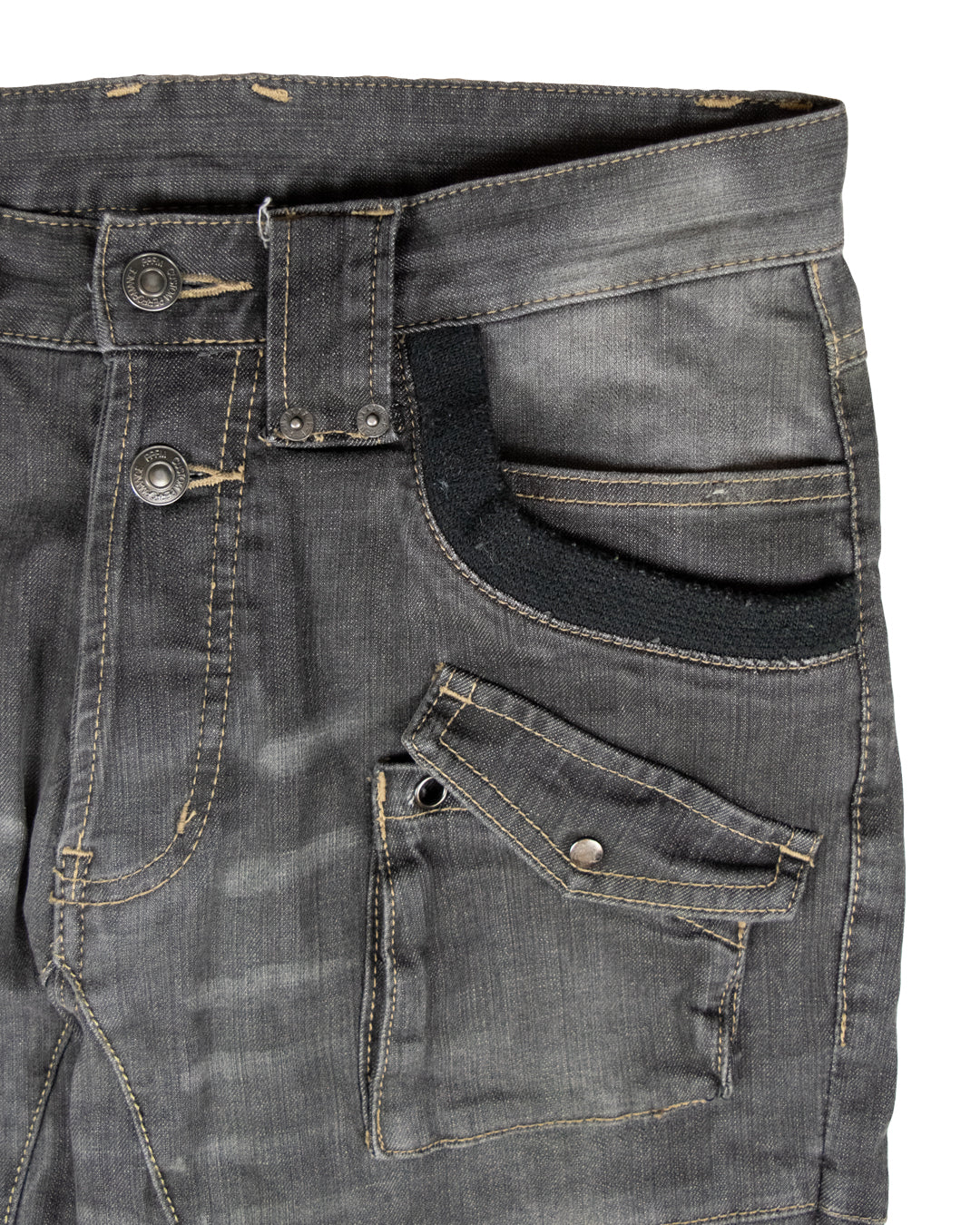 【PPFM】2009 Bondage Gimmick Denim PPFM Union Jack Waist Bag Denim – 2009 – SaolMortem