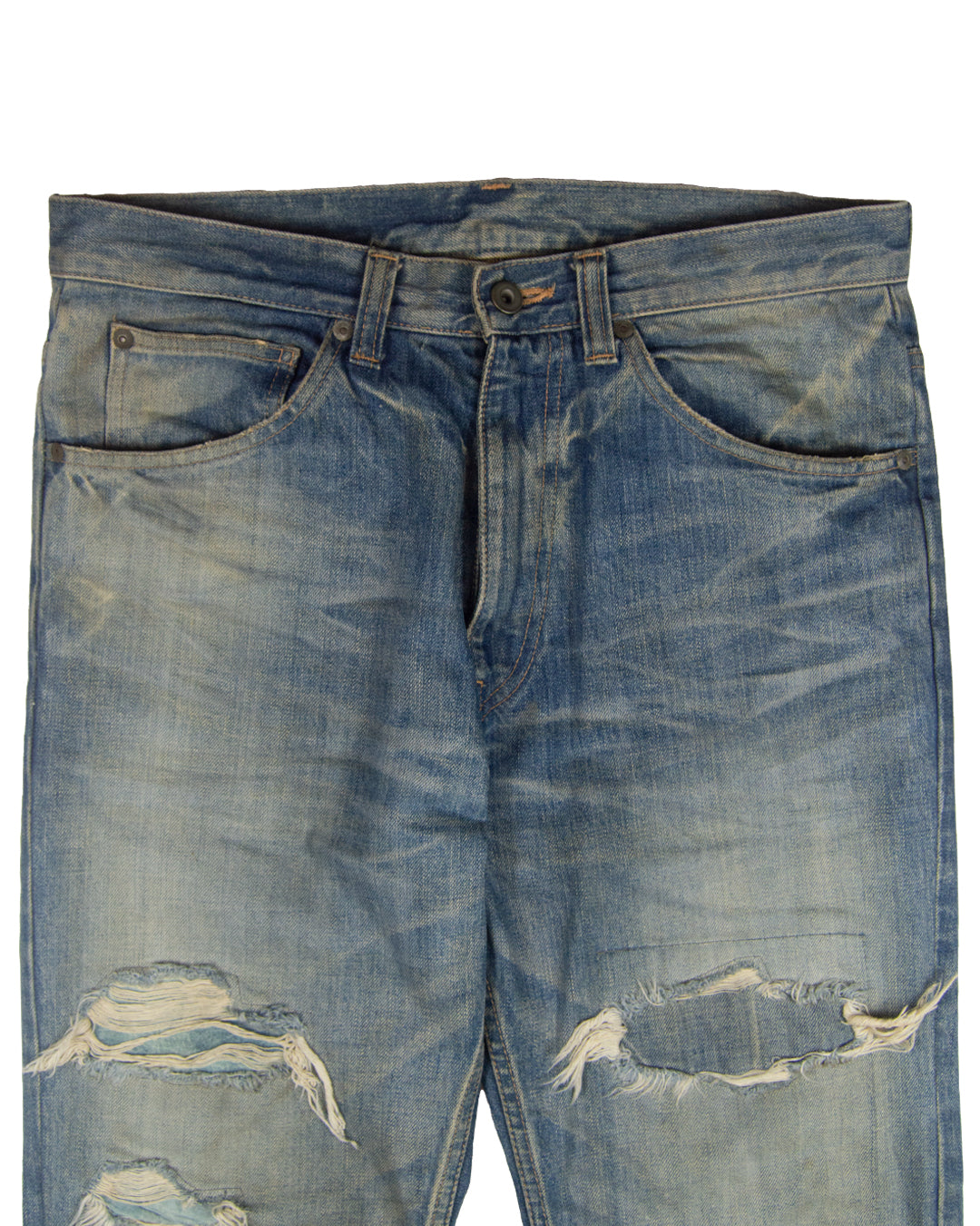 Isamu Katayama Backlash Distressed Rocker Denim