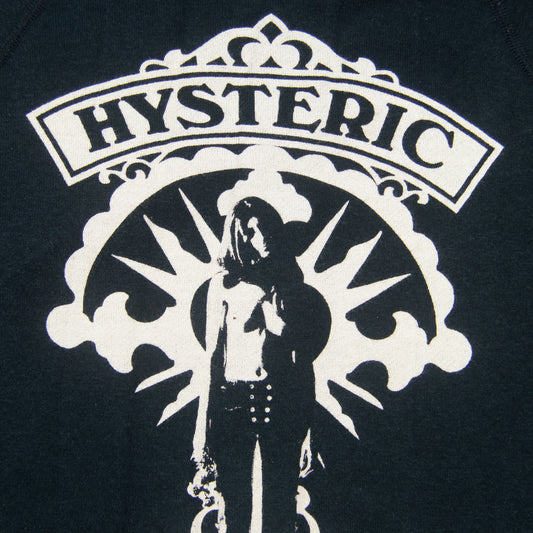 Hysteric Glamour Pin Up Logo Zip Up Hoodie