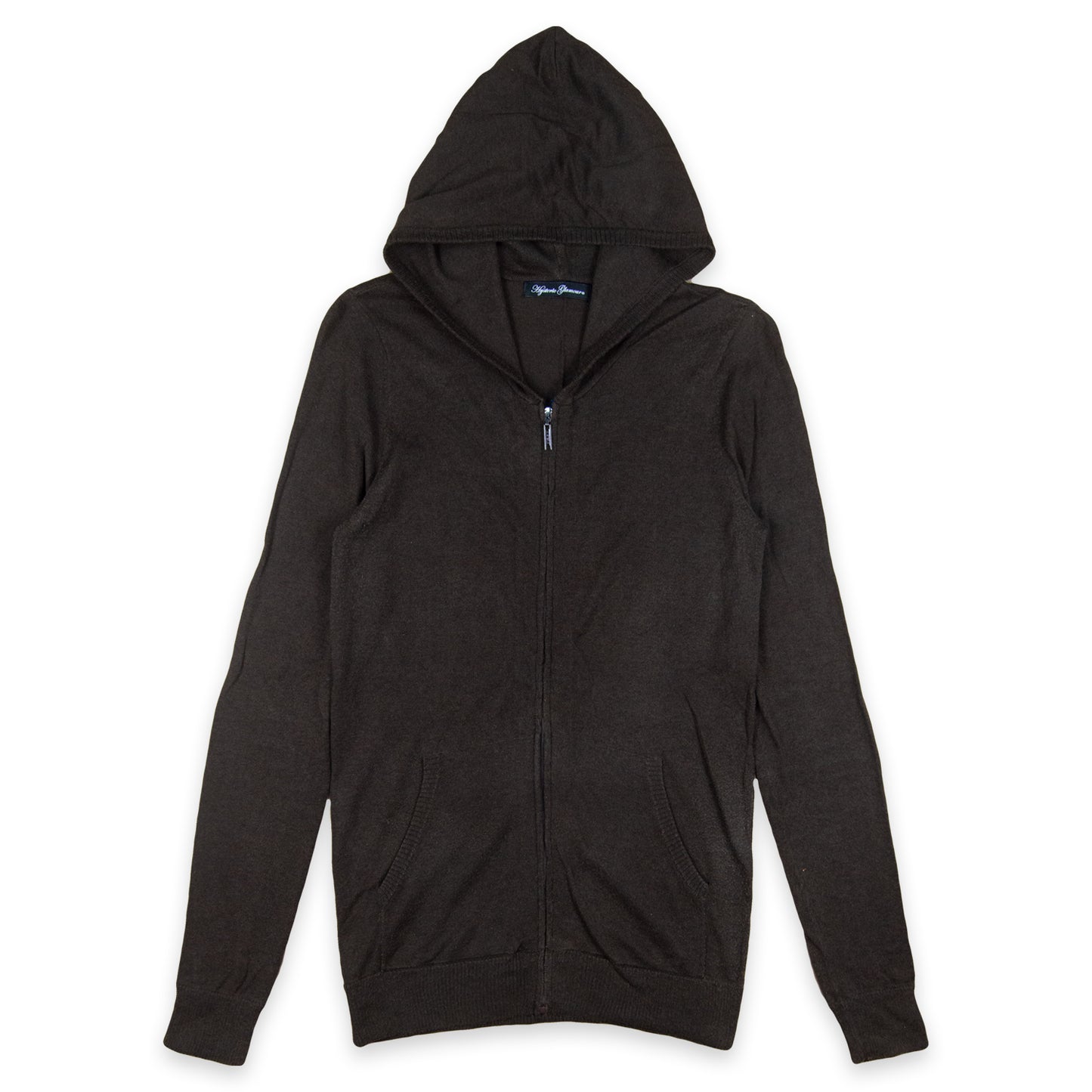 Hysteric Glamour Pin Up Logo Thin Knit Zip Up Hoodie