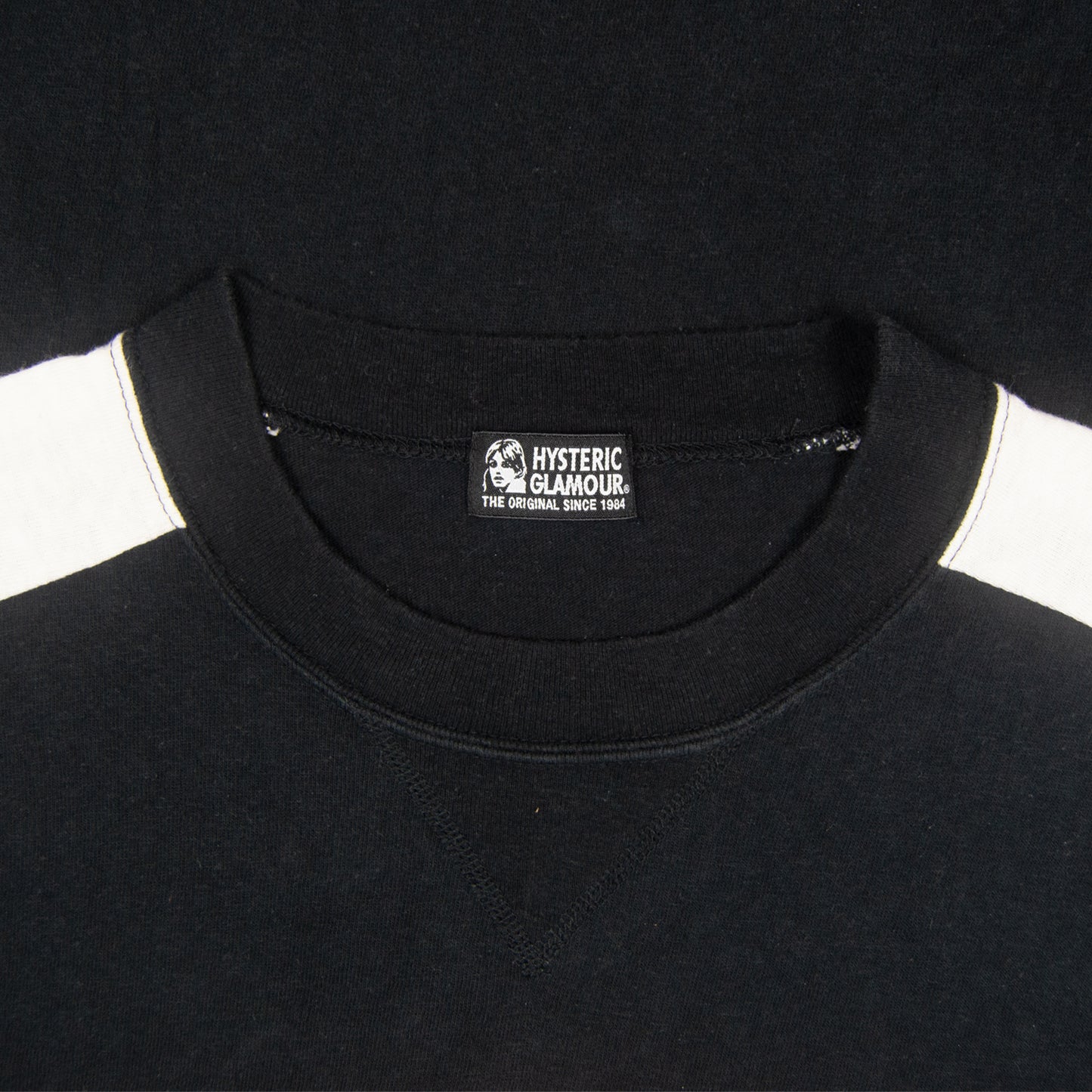 Hysteric Glamour Loving Attention Pin Up Logo Long Sleeve Tee