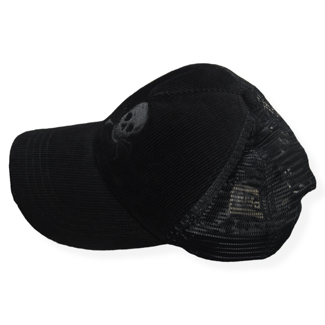 PPFM Skull Corduroy Trucker Hat