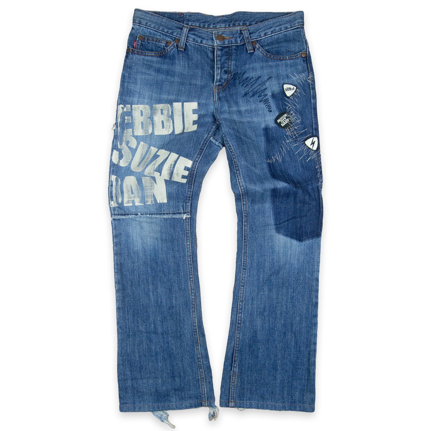 Hysteric Glamour Debbie Suzie Joan Patchwork Kinky Jeans