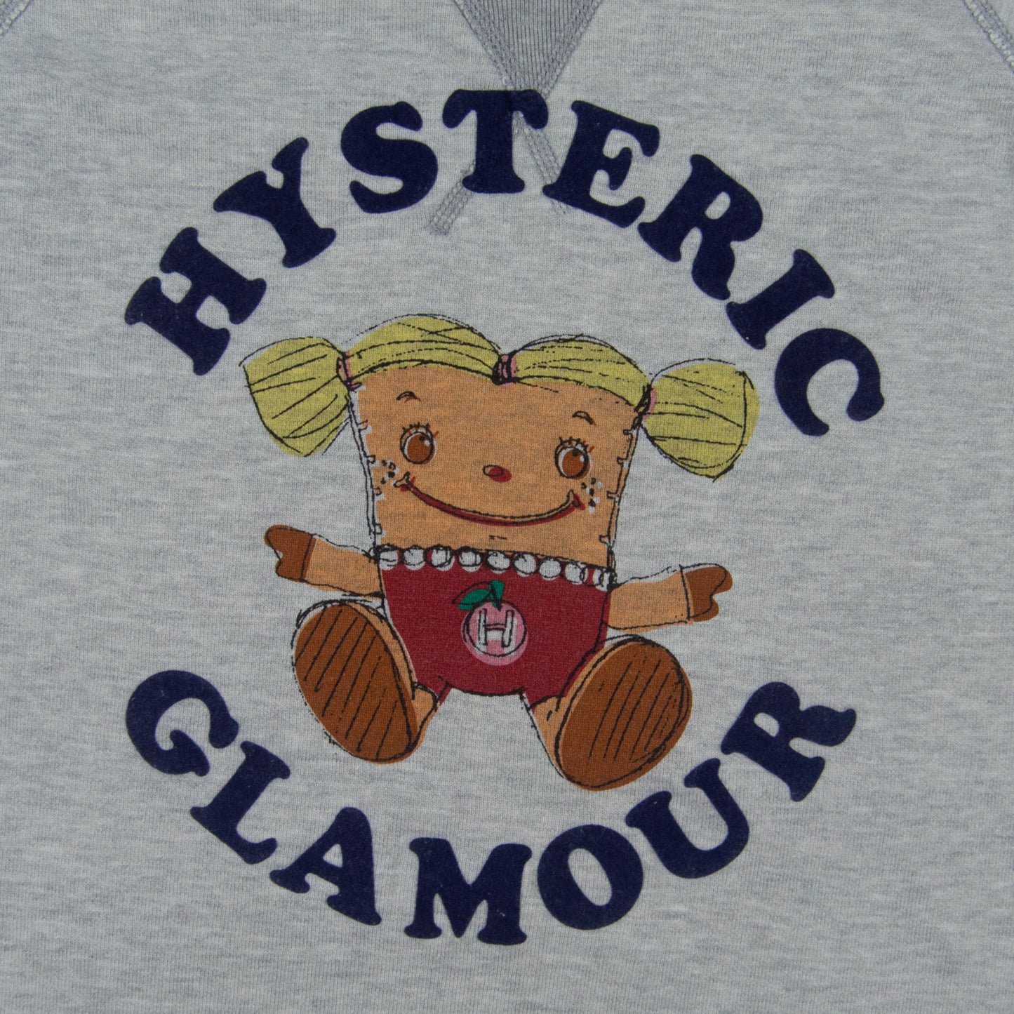Hysteric Glamour Doll Logo Terry Cloth Ringer Tee