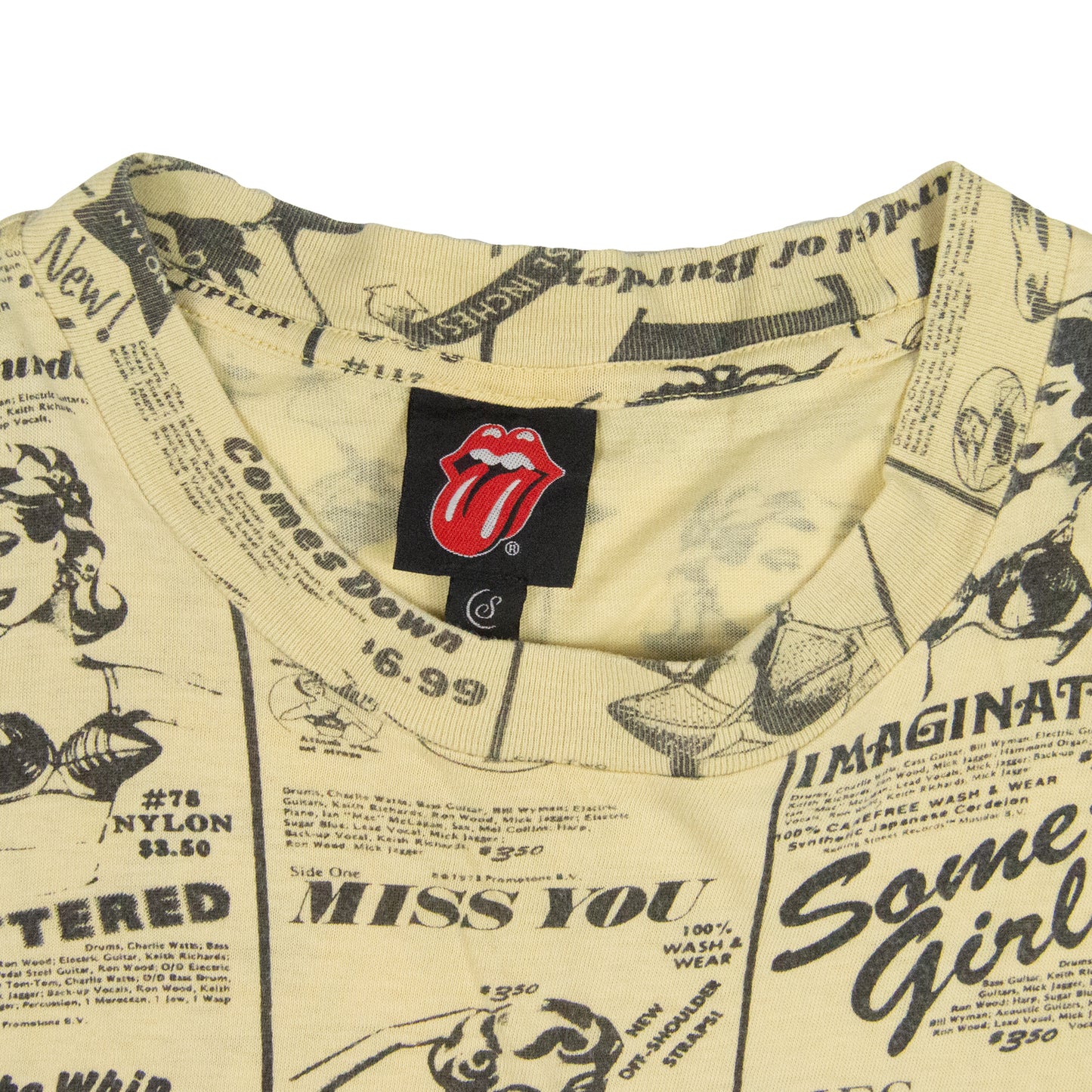 Hysteric Glamour x Rolling Stones All Over Print Tee