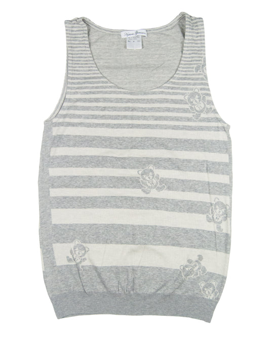 Hysteric Glamour Bear Striped Thin Knit Vest