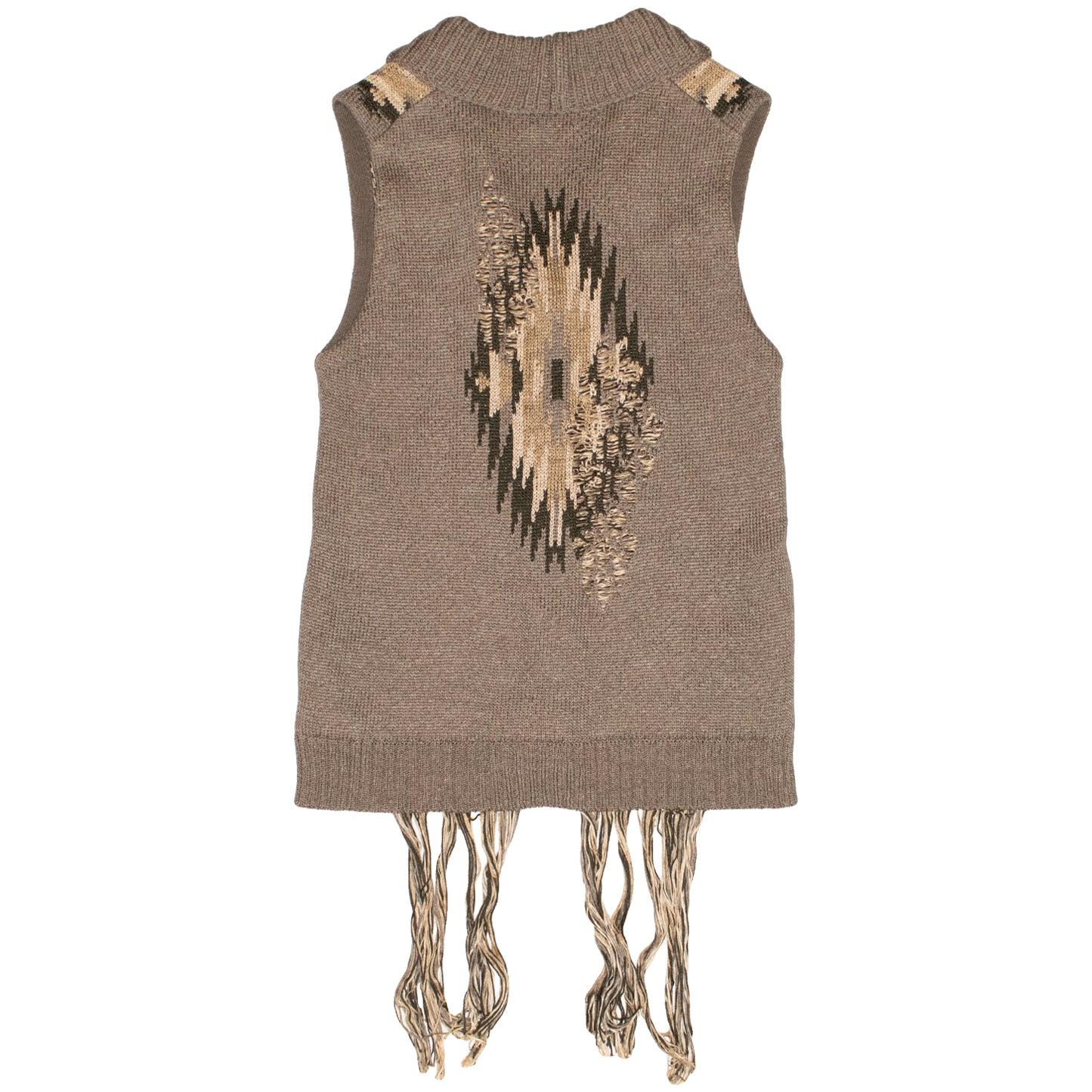 Miharayasuhiro Distressed Ortega Knit Vest
